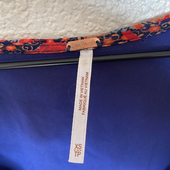 Free People Floral Teegan Mini Dress Size XS - Picture 5 of 7